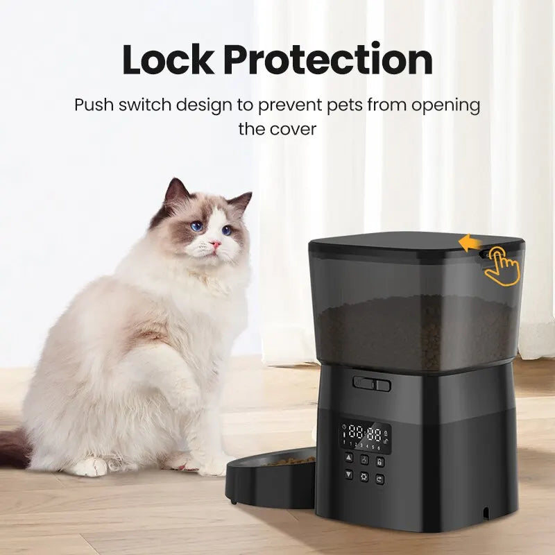 Smart Control Pet Feeder For Cats Dog Dry Food