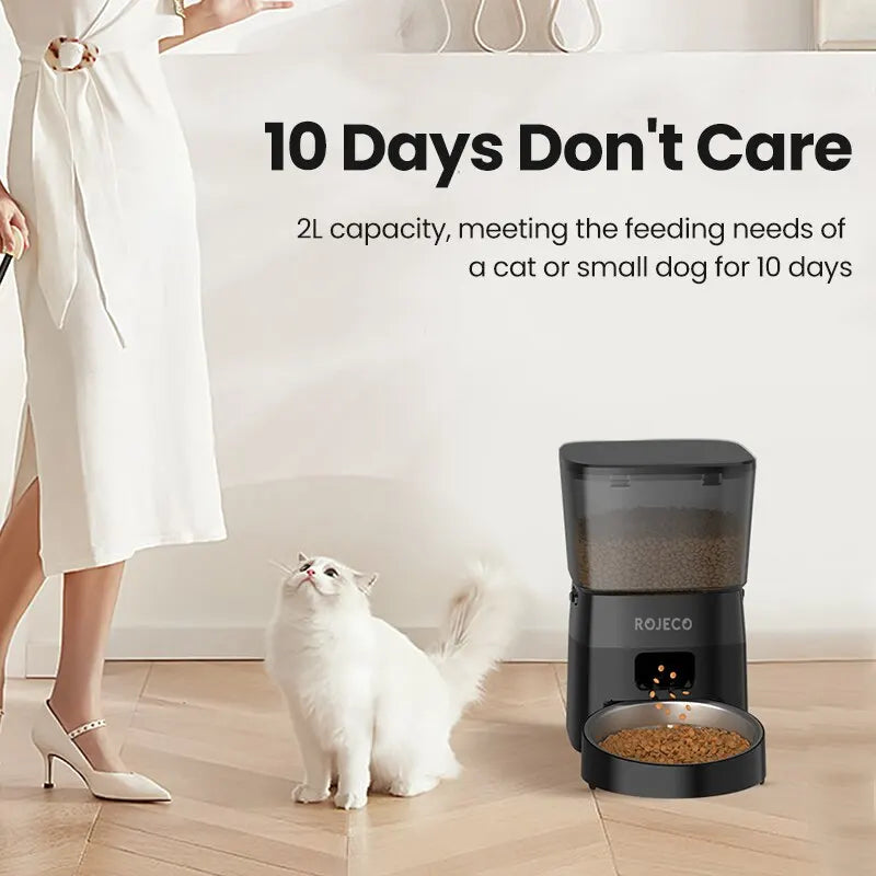 Smart Control Pet Feeder For Cats Dog Dry Food